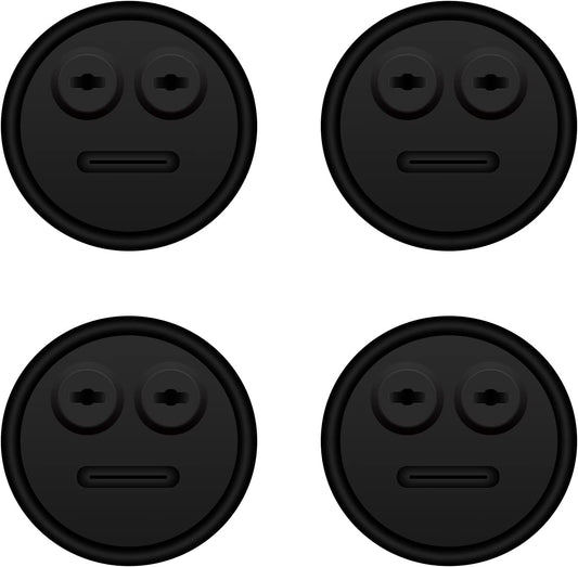 4-Pack Temp Probe Grommet for BBQ Grills, Replacement for Weber 85037 Smokey Mountain Accessories, and Other Smoker Grills