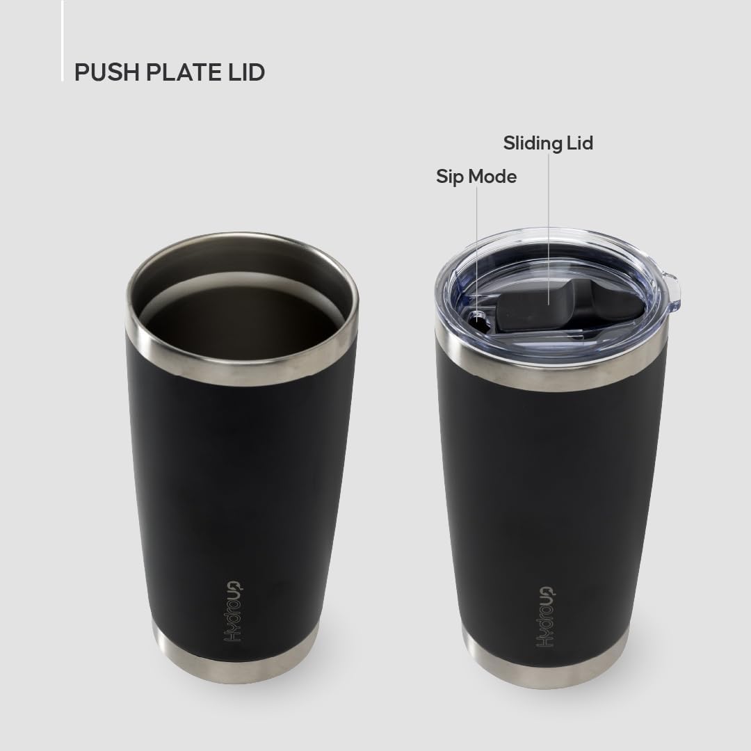 20 oz Tumbler Cup | Stainless Steel Insulated Coffee Mug with Lid | Coffee Travel Mug &amp; Iced Coffee Cup | Spillproof Tumbler | BPA-Free Insulated Tumblers