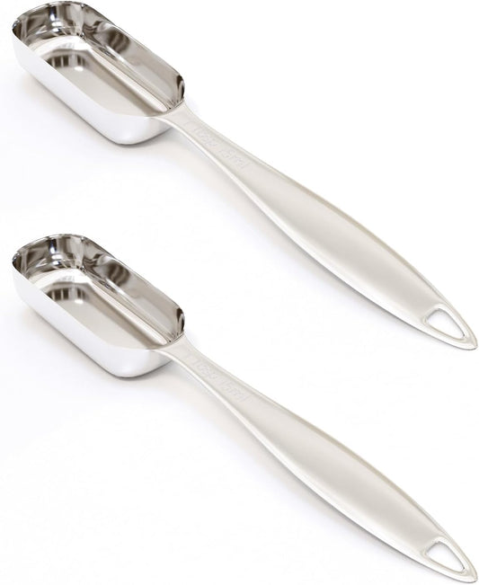 2PCS 1tbsp(15ml) Measuring Spoon, Stainless Steel Measure Teaspoon | High Precision, Food-Grade, ‌Rust-Free, Dishwasher-Safe, Easy-Read Markings, Multi-Purpose, Sturdy &amp; Durable