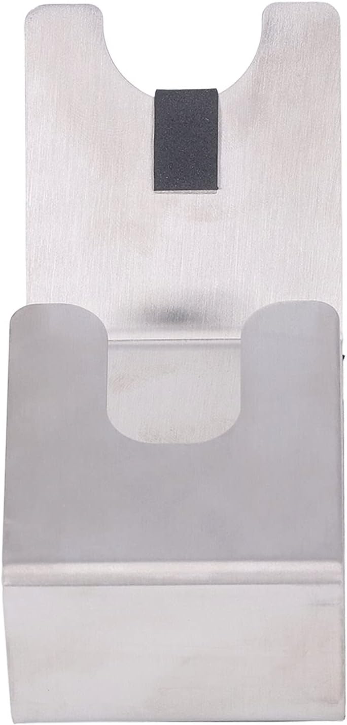 Coffee Portafilter Holder Sturdy Coffee Tamper Holder Stand, Bottomless Single Double Spout Coffee Tamper Holder Support Rack Silver for 51mm 53mm 54mm 58mm Espresso Portafilter