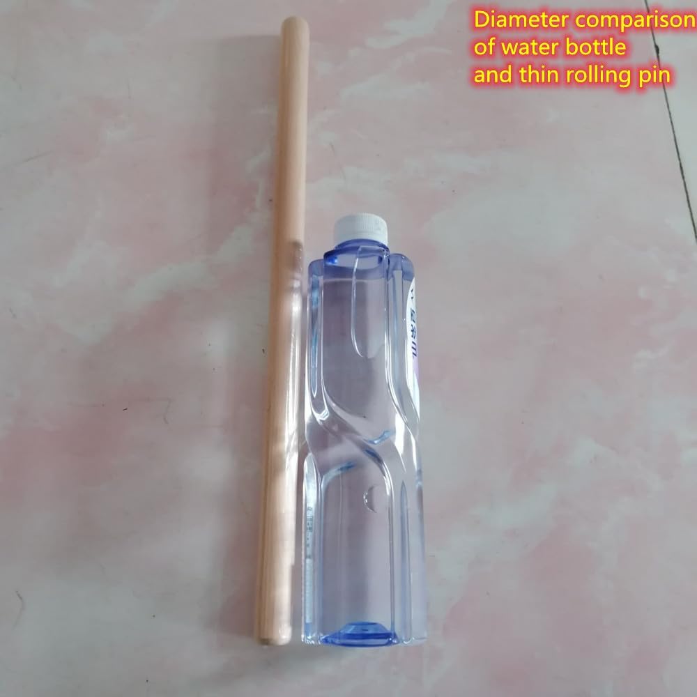 Thin Rolling Pin,3/4 Inch Diameter,Long 23.6 Inch (60 * 2cm) | turkish rolling pin,phyllo rolling pin,oklava,roller for baklava