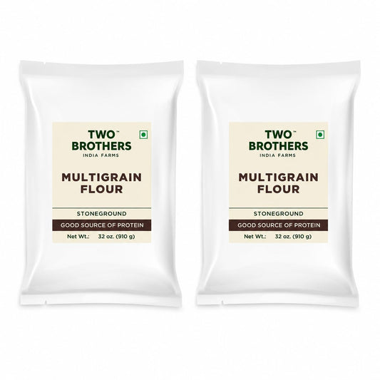 Khapli Multigrain Atta | Emmer Flour | 8 Super Grains Flour Mix | Diabetic Friendly | High Fibre & High Protein | Low GI Atta