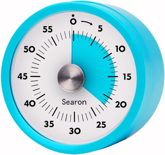 Searon Kitchen Timers for Cooking, Magnetic Visual Timer for Kids Teachers Classroom School ADHD Autism Oven or Adult with