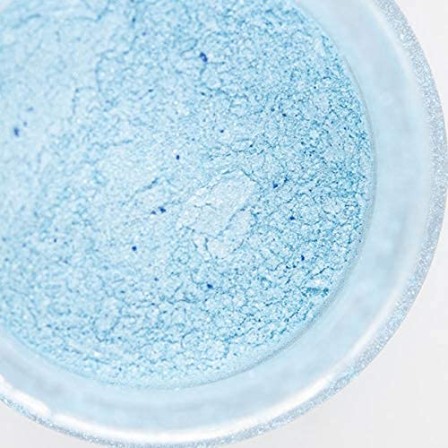 Luster Dust Edible Cake Decorations, Light Blue Edible Dust for Cake Edible Luster Dust for Cupcake Decorations, Cake Drip, Light Blue Edible Paint for Cakes, Edible Shimmer Dust for Drinks