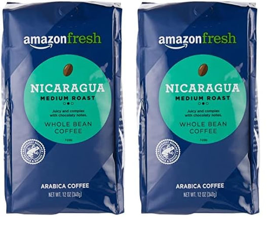AmazonFresh Direct Trade Nicaragua Whole Bean Coffee