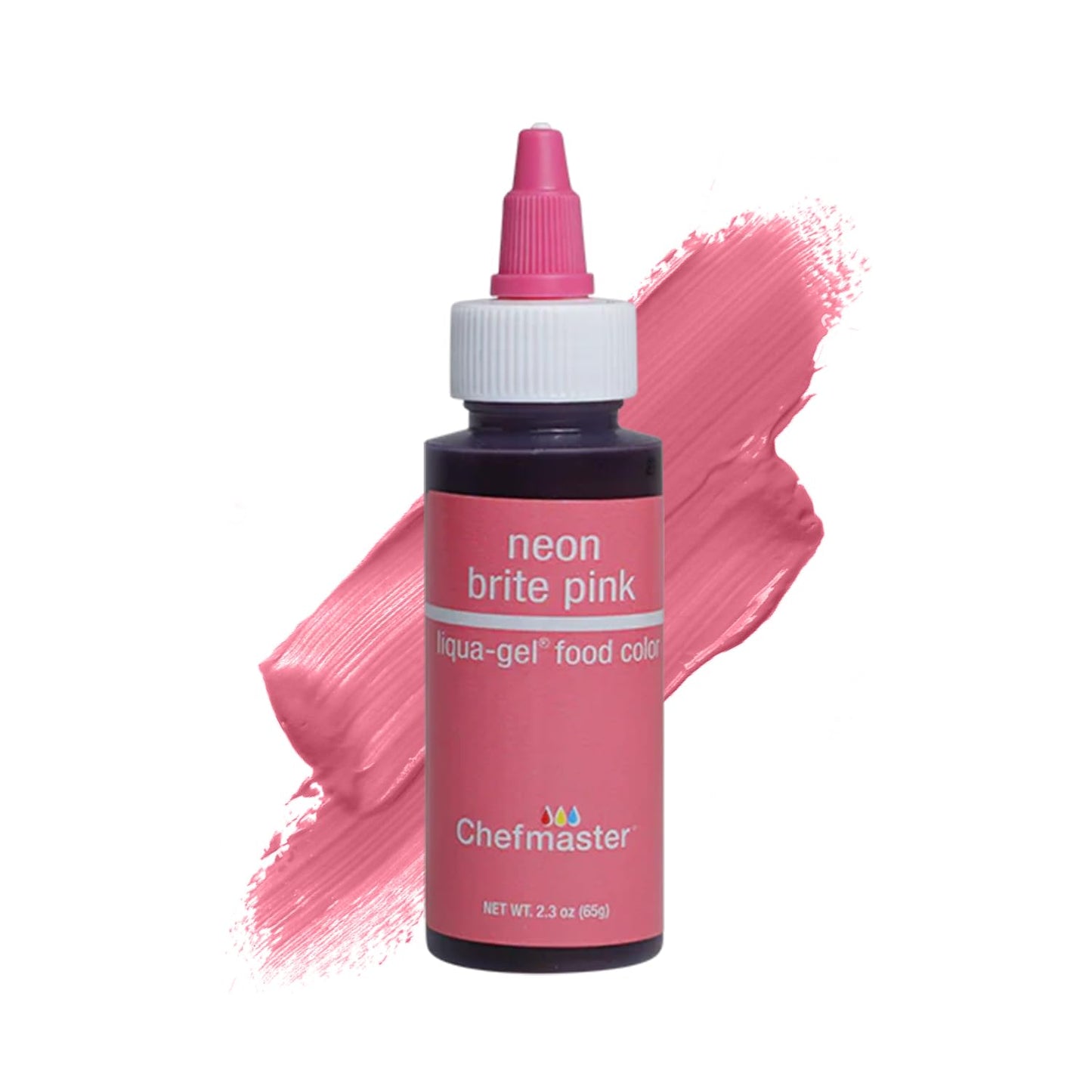 Chefmaster Neon Pink Liqua-Gel® Food Coloring | Vibrant Color | Professional-Grade Dye for Icing, Fr