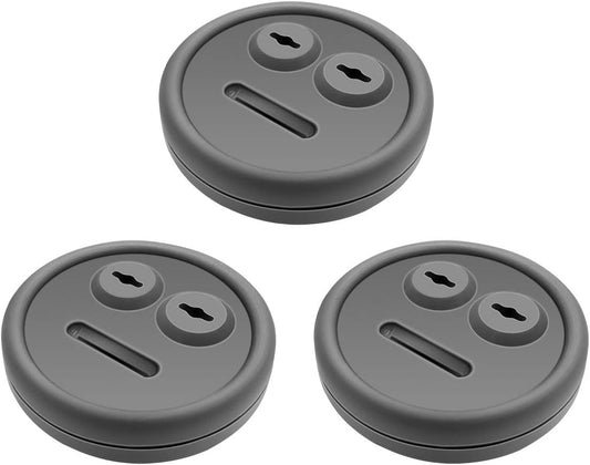 3 Pack Meat Thermometer Probe Grommet for Grill, Replacement for Weber 85037 Smokey Mountain Cookers Accessories, and Other