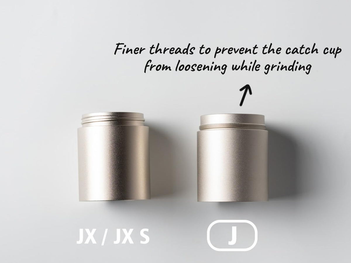 1Zpresso J Manual Coffee Grinder Silver with Assembly Stainless Steel Conical Burr - Numercial Internal Adjustable Setti