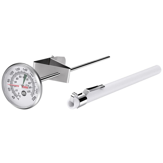 1 3/8 Inch Dial Milk Coffee Food Thermometer with Clip,Best Instant Read Thermometer for The Coffee Drinks,Chocolate Milk