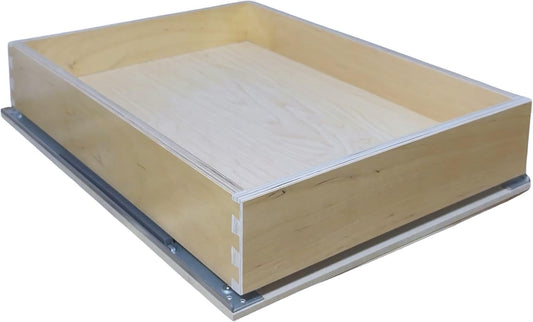SlidingSusan Pull Out Drawer for Cabinets 12" W x 18" D 9 Ply Baltic Birch