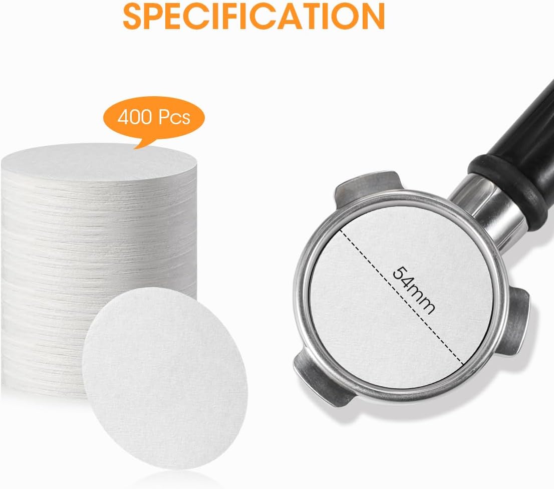 Aieve 54 mm Espresso Paper Filter Compatible with Breville Espresso Machine