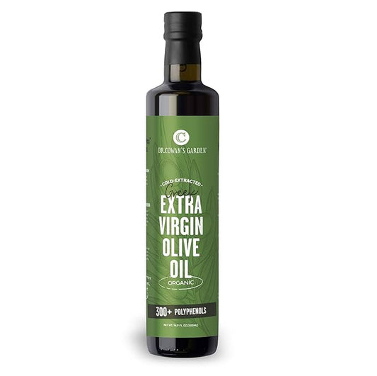 Dr. Cowan’s Garden 300+ Polyphenol Greek Extra Virgin Olive Oil - Single Estate Extra Virgin Olive Oil with Highest