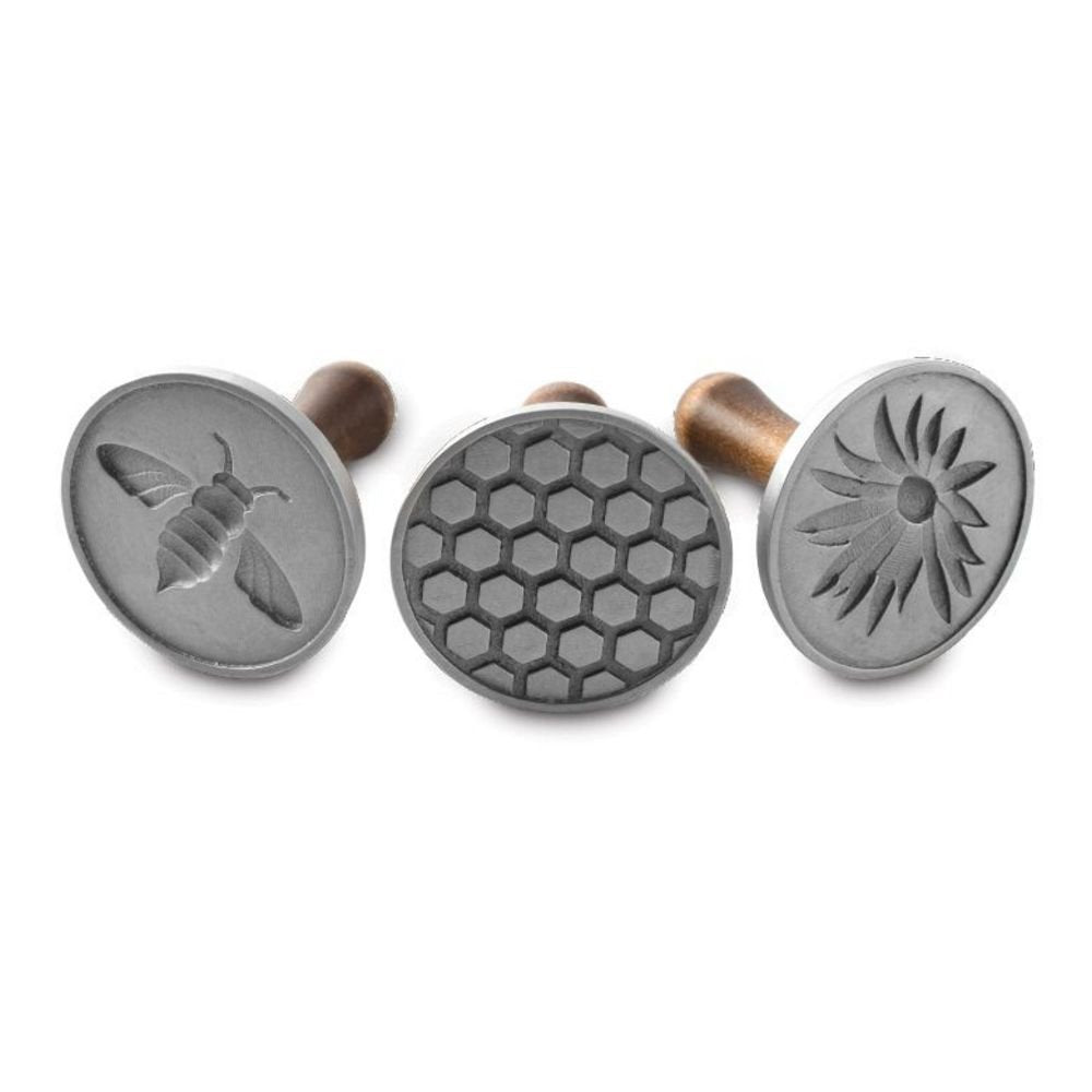 Nordic Ware 01250 Honeybee Cast Cookie Stamps