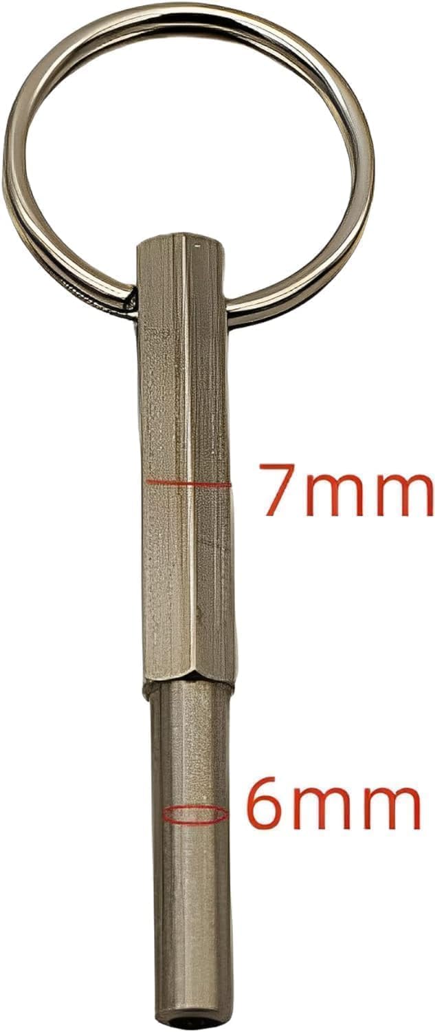 Premium Coffee Machine Repair Key and Wrench Set with Gasket - Portable Stainless Steel Tools for Jura Capresso