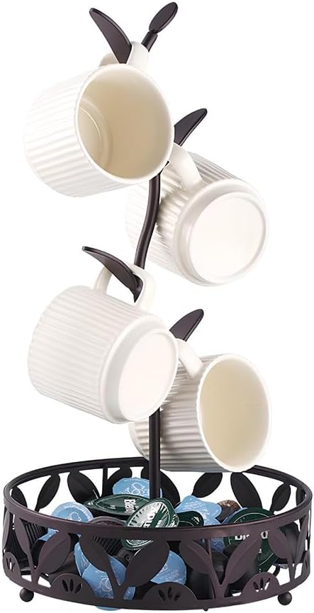 Simcat Mug Holder, Coffee Mugs/Tea Cup Storage Rack Stand, Countertop Mug Tree,Upgraded Stable Mug Stand for Kitchen Counter