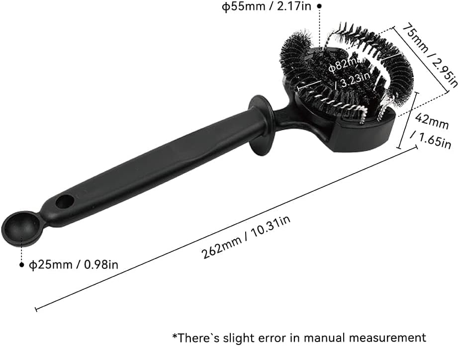 watchget Espresso Machine Cleaning Brush Grouphead Cleaning Brush V2 58mm | Detachable 360°Nylon Bristles, Espresso Machine Cleaning Tool for Home&amp;Commercial Coffee Machine