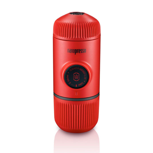 Wacaco Nanopresso Portable Espresso Maker, Upgrade Version of Minipresso, 18 Bar Pressure, Mini Travel Coffee Machine, Manually Operated