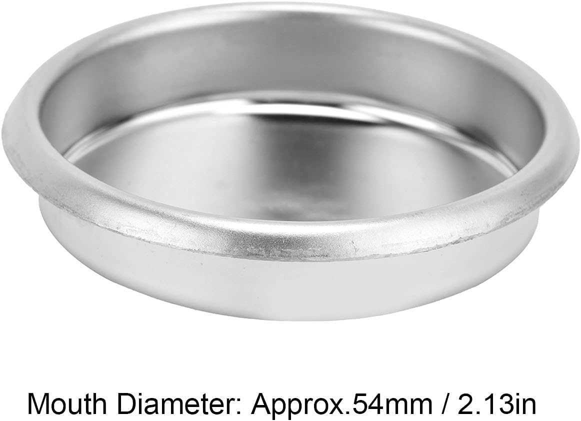 54mm Coffee Machine Backflush Insert Filter, Stainless Steel Blind Filter Back Flush Disk, Backflush Washing Disc Accessories Replacement for Breville Sage8 Series 870