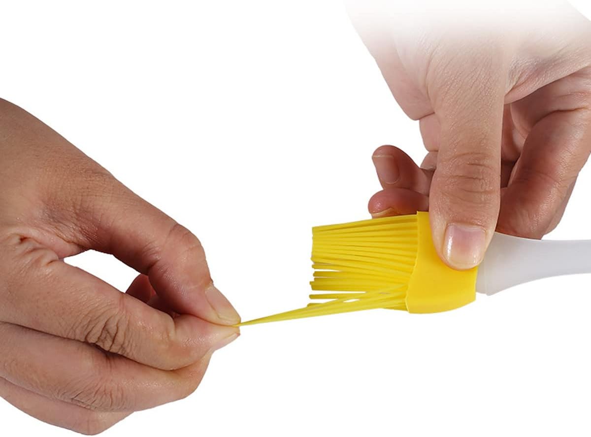 Basting Brush, Basting Brushes Grill Kitchen Silicone Pastry Cooking Brushs &amp; BBQ Basting Brush, Varying Bright Color - Best Kitchen Gadget (Oil Brush 4 Pack)