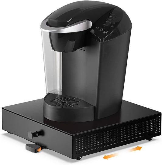 SICHEER K Cup Organization Storage Drawer Maker K Cup Holder Sliding Tray Pull out Coffee Pod Organizer Rolling Stand