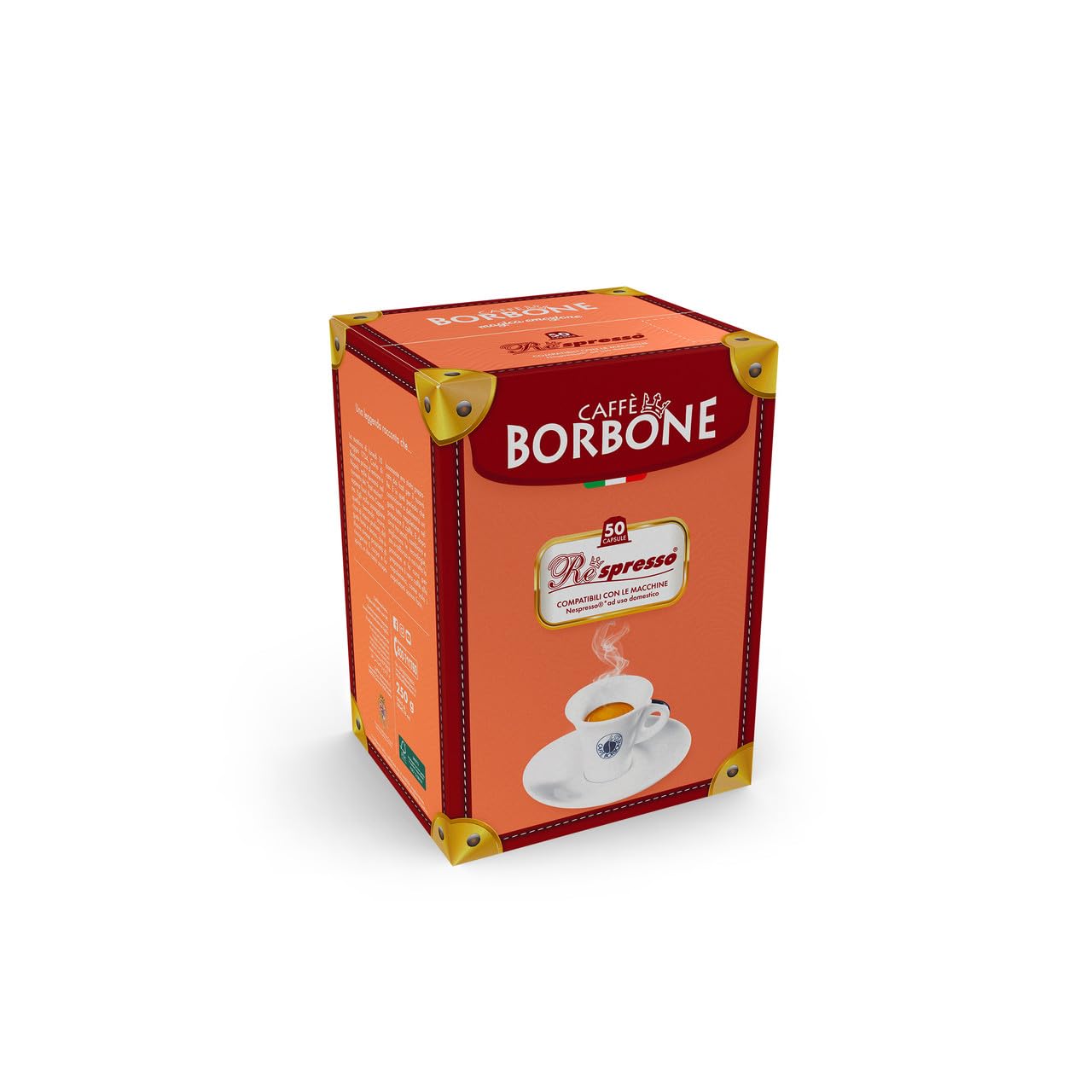 Caffè Borbone Miscela Nera Espresso Pods Compatible with Nespresso Original Machines, Dark Roast Black Blend, 50 Count Espresso Coffee Pods