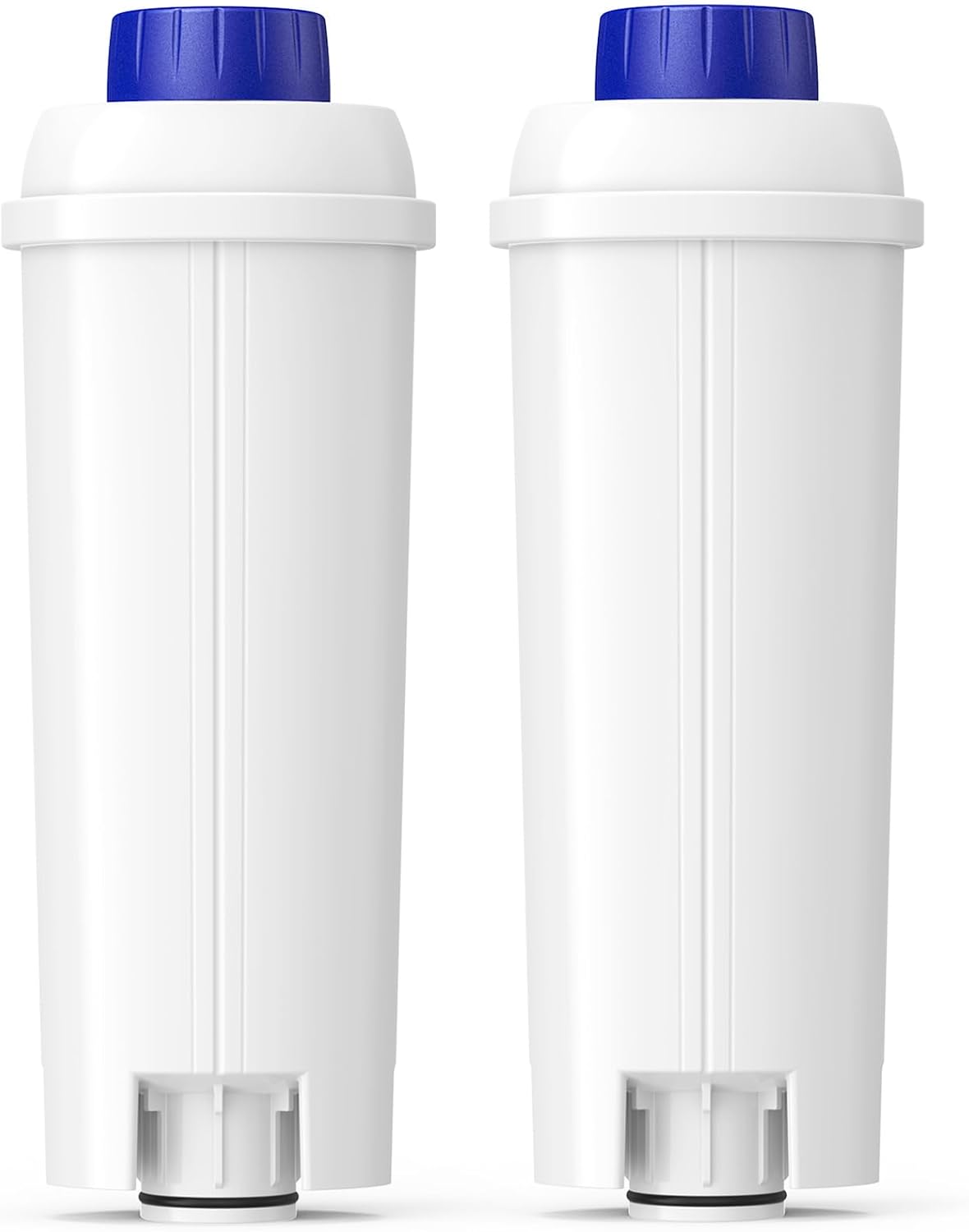 DLSC002 Water Filter Replacement For Delonghi Coffee Machine Filter | Activated Carbon Softener For De'longhi Magnifica evo, Dinamica, Eletta, ECAM, ESAM, ETAM, Bco410/420, Ec680/800, 2 Pack