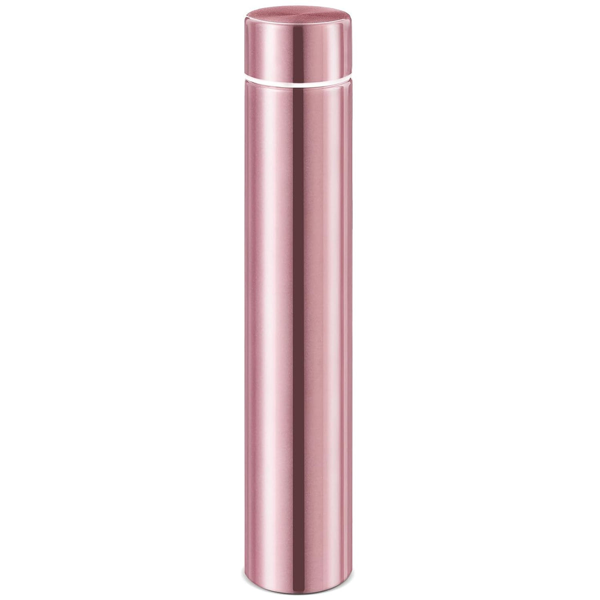 Vesici 1 Pack Rose Gold Slim Stainless Steel Water Bottle 8.8 oz
