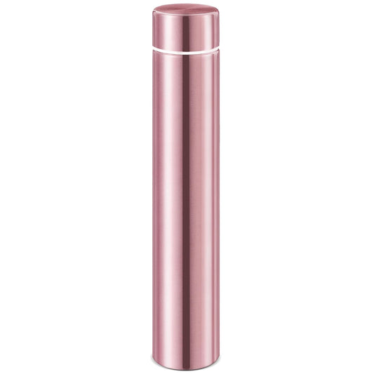 Vesici 1 Pack Rose Gold Slim Stainless Steel Water Bottle 8.8 oz