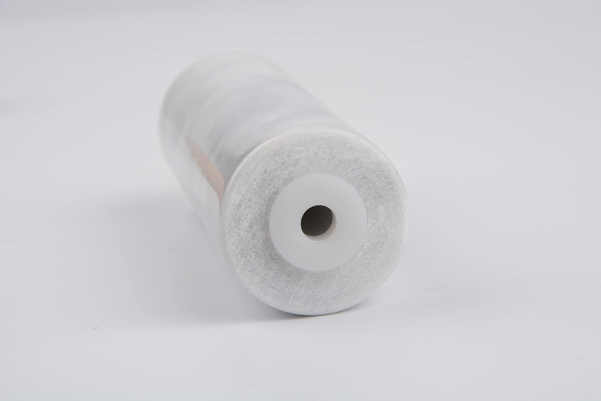 Tianman Small Marble Rolling Pin For Pizza &amp; Baking Cooking(5.3" White).
