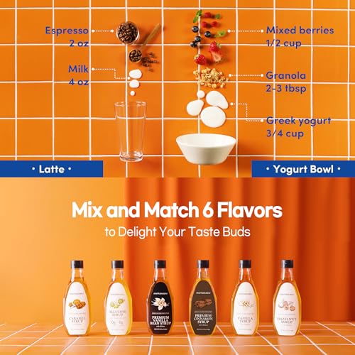 MONKSHUSHU Sugar Free Allulose Syrup &amp; Vanilla Bean Coffee Syrup Bundle | Sugar Free, Keto &amp; Vegan, Zero Calorie, Real Vanilla Bean, 0g Net Carbs, Monk Fruit Sweetened, 37.4 oz Total