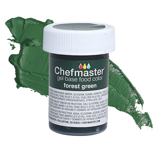 Chefmaster Forest Green Gel Food Coloring | Vibrant Color | Professional-Grade Dye for Icing, Frosting, Fondant | Baking &