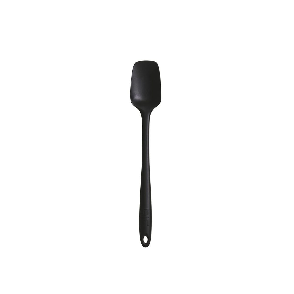 GIR: Get It Right Premium Seamless Spoonula - Non-Stick Heat Resistant Silicone Scraper Spatula - Perfect for Mixing, Serving, Scraping, Stirring, and More - Skinny - 11 IN, Black