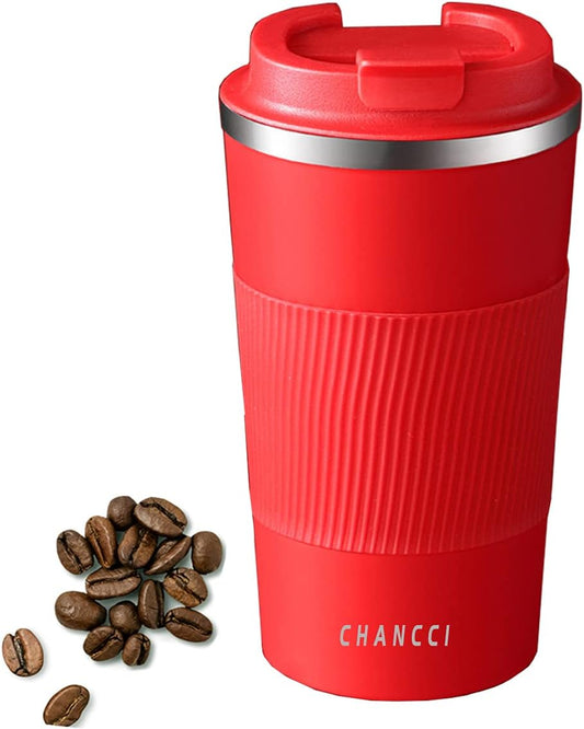12oz Travel Coffee Mug Spill Proof, Insulated Coffee Mug with Lid, Leakproof Coffee Tumbler,Stainless Steel Vacuum Coffee