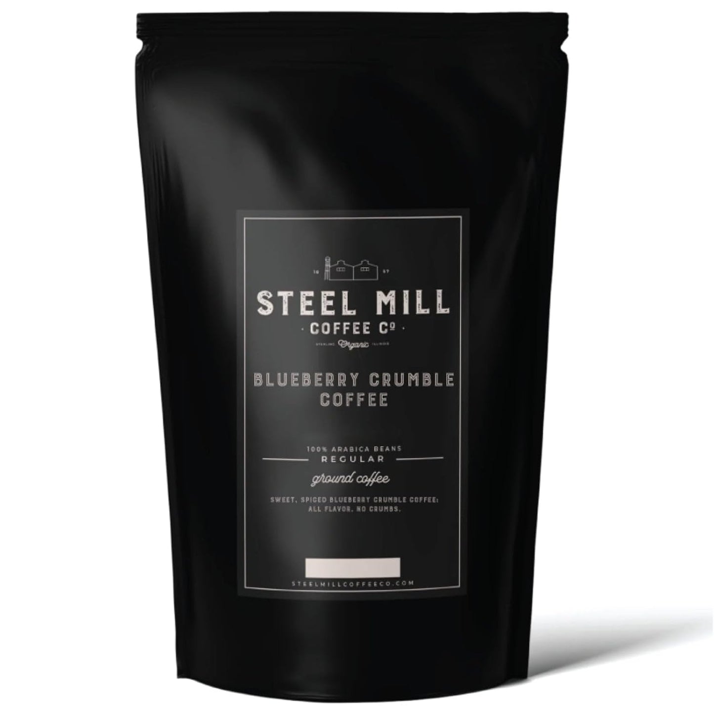 Steel Mill Coffee Co. Blueberry Crumble Medium Roast Ground, 12 oz Bag
