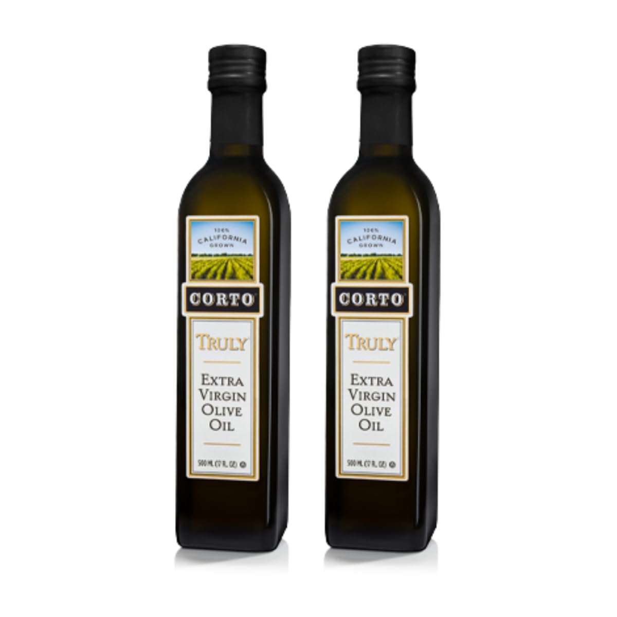 Corto TRULY Extra Virgin Olive Oil, 100% California, Cold Extracted 17 oz