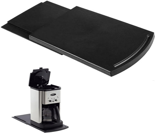 HauSun Handy Sliding tray Sliding Tray Mat for Coffee Maker,Kitchen Appliance Moving Caddy,Countertop Stoage for Air Fryer,