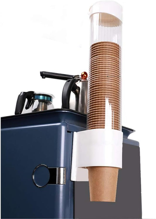 Large Disposable Cup Holder Wall Mounted,Cup Dispenser, Paper or Plastic Cup Organizer, Including Magnet for fix (L is