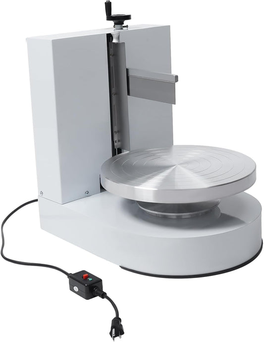 Birthday Cake Cream Smooth Coating Decoration Machine 110-220V, Cake Cream Spreading Machine Applicable 4-12in Cake,