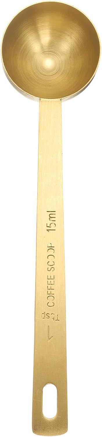 HARFINGTON Coffee Scoop Spoon 1tbsp (3tsp, 15ml) 304 Stainless Steel Long Handle Teaspoon/Tablespoon Measuring Spoons Scoops