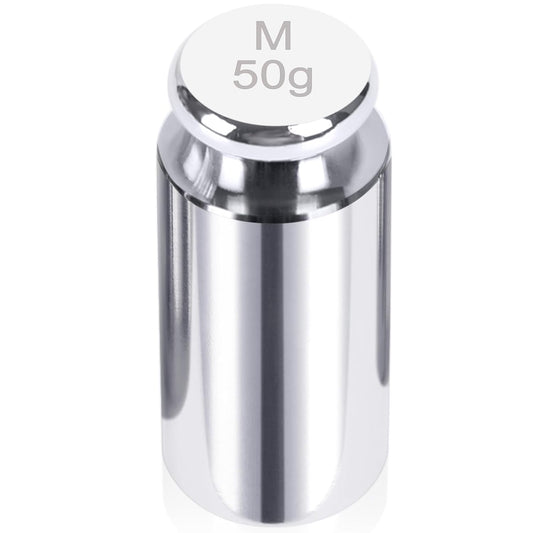 QP Calibration Weights, 50 Gram Scale Weights, OIML Class M1 High Precision Stainless Steel Scale Balance Weights with