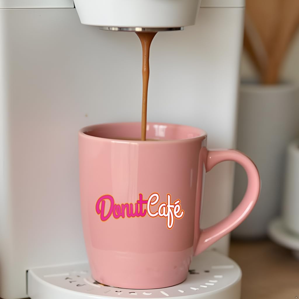 Donut Café K-Cup Coffee Pods, Dark Roast, High Caffeine, Max Caf 80 Count | Single Serve, 1.5X Caffeine, Vegan, Allergen Free, Non-GMO, Kosher, For Keurig K Cup Brewers, Intensely Bold &amp; Powerful