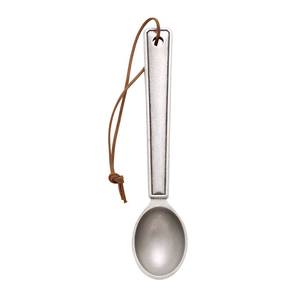 Danforth – Pewter Queen Anne Coffee Scoop – 7” – Handcast Coffee Measuring Spoon – Made In USA
