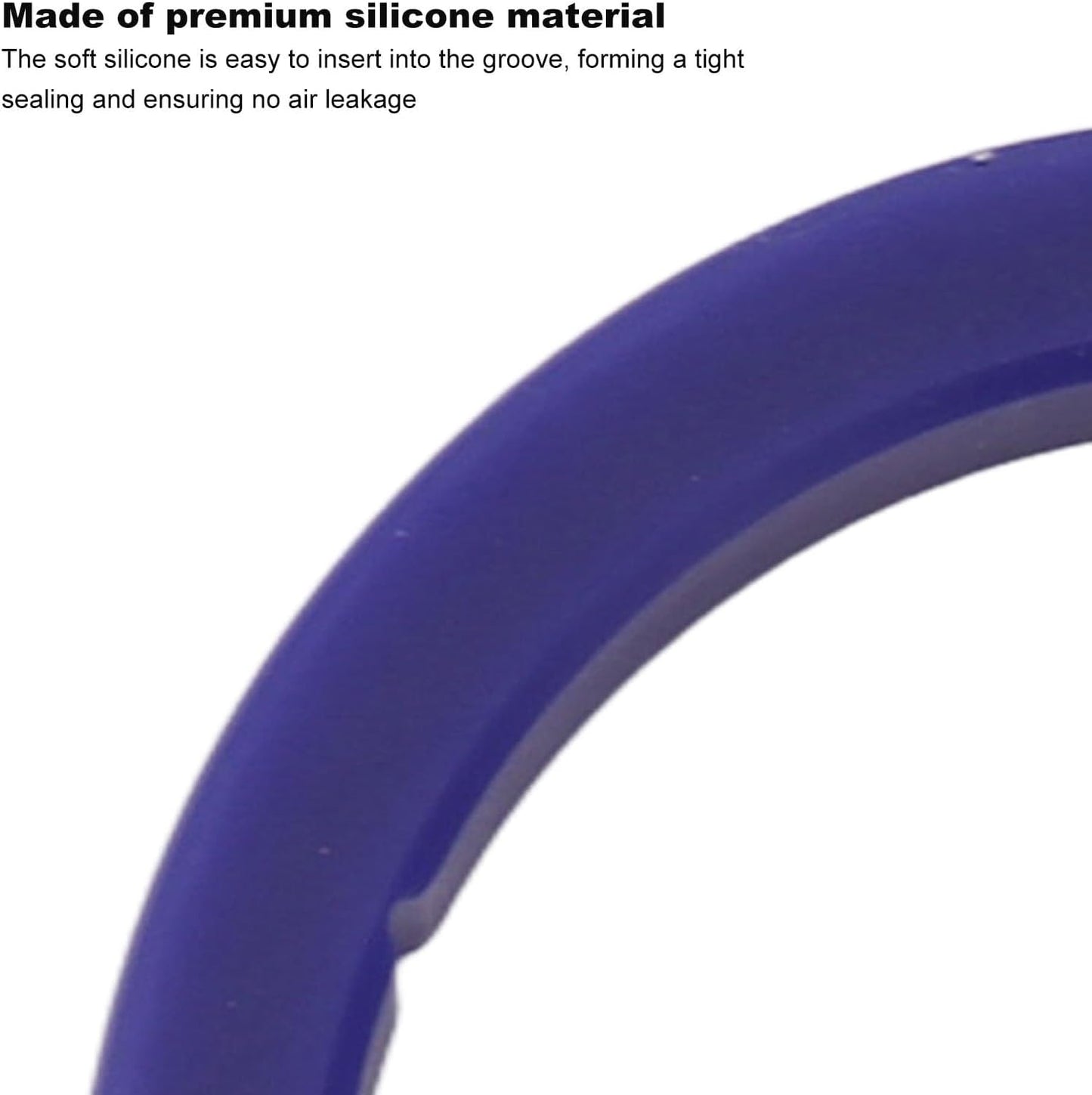 AUNMAS 2PCS Silicone E61 Group Gasket Brew Head Sealing Ring 7.3cm Diameter 8.5mm Thickness Leak Prevention Easy Installation Wide Compatibility