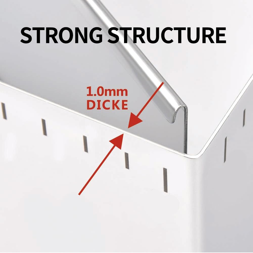 Adjustable Square Cake Ring Stainless Steel Extensible Ring Mold Cake Cutter, Nonstick DIY Pastry Shaping for Baking - 6 x 6 x 4 in