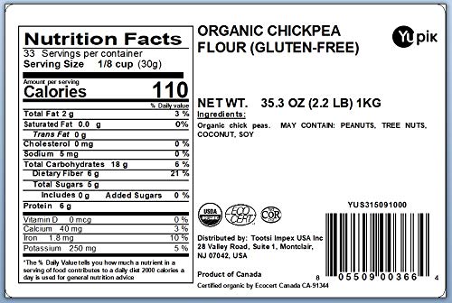 Yupik Organic Chickpea Flour