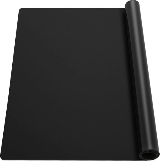 Ewen 25.6x17.7in Large Silicone Kitchen Counter Mat, 2mm Thick Heat Resistant Countertop Protector, Baking Silicone Mat