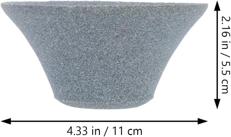 Healeved Ceramic Tea Filter Cup Reusable Tea Strainer for Loose Leaf Coffee Filter Ceramic Dripper with Fine Holes 4.33 X 4.33 X 2.16 in for Home and Restaurant Use