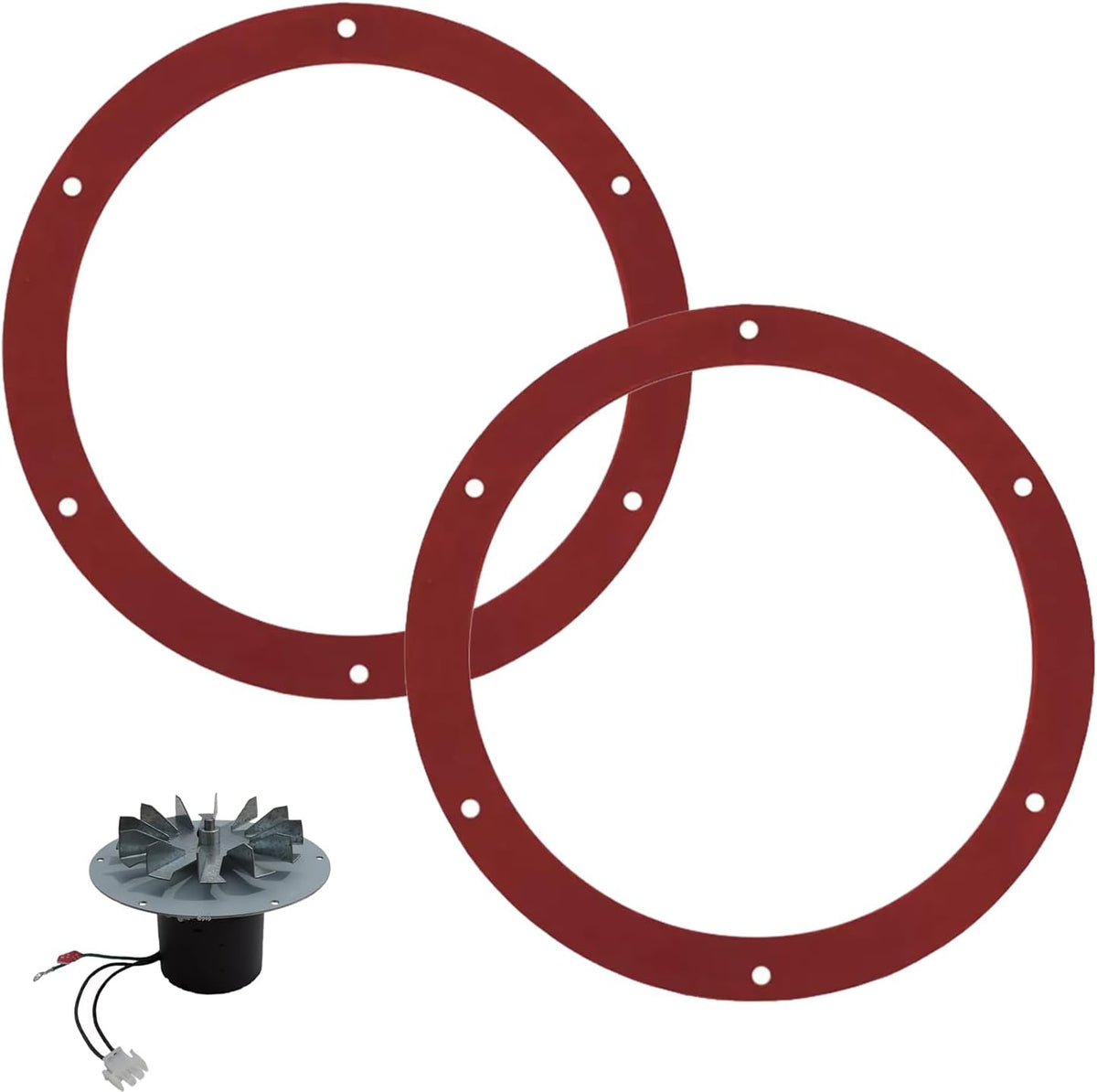 Silicone Gasket Repl Whitfield Profile 20/30 61050041 12050011 7in 2Pack | Silicone Gasket Replacement, Whitfield Profile 20/30, Combustion Blower Motor, 7in, 61050041/12050011, 2-Pack, Durable
