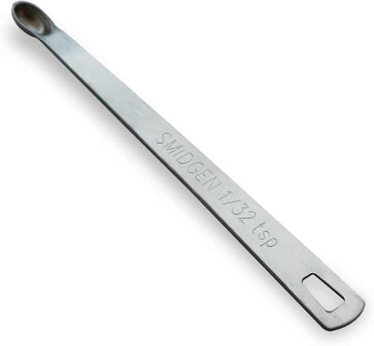 1PCS 1/32 Teaspoon(1/32tsp, 0.16ml, Smidgen) Single Tiny Measuring Spoon, Small Individual Stainless Steel Measure Spoons