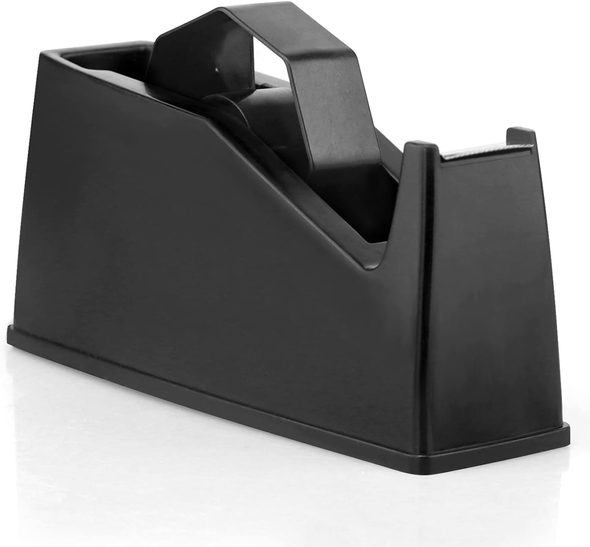 Heat Tape Dispenser, Masking Tape Dispenser, Holder Fits 1" and 3" Core, 6.8 x 2.2 x 3.4 Inch, Desktop Tape Dispenser, Heat Tape for Sublimation(Black)